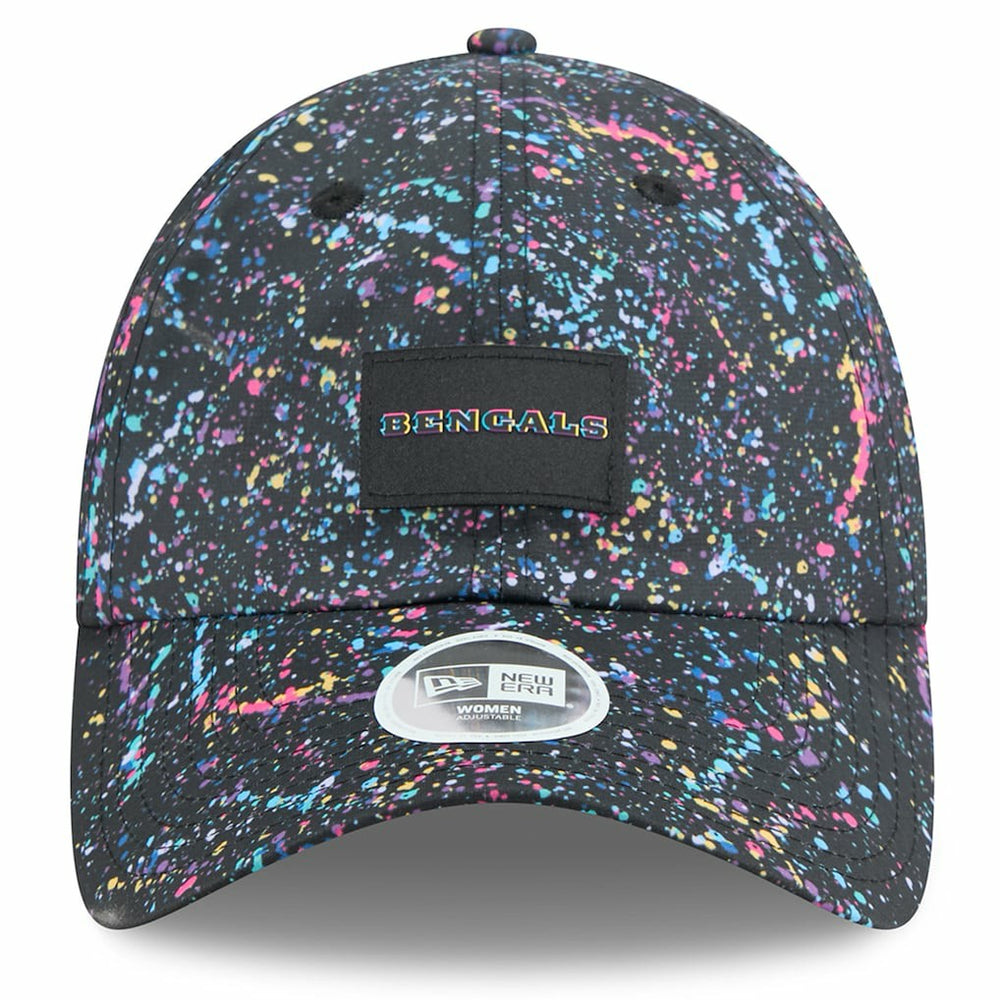 Cincinnati Bengals New Era Women's 2025 NFL Crucial Catch Pony Tail Adjustable Hat Black - NFL