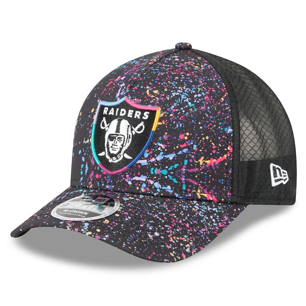 Las Vegas Raiders New Era Youth 2025 NFL Crucial Catch 9FORTY Adjustable Hat Black - NFL