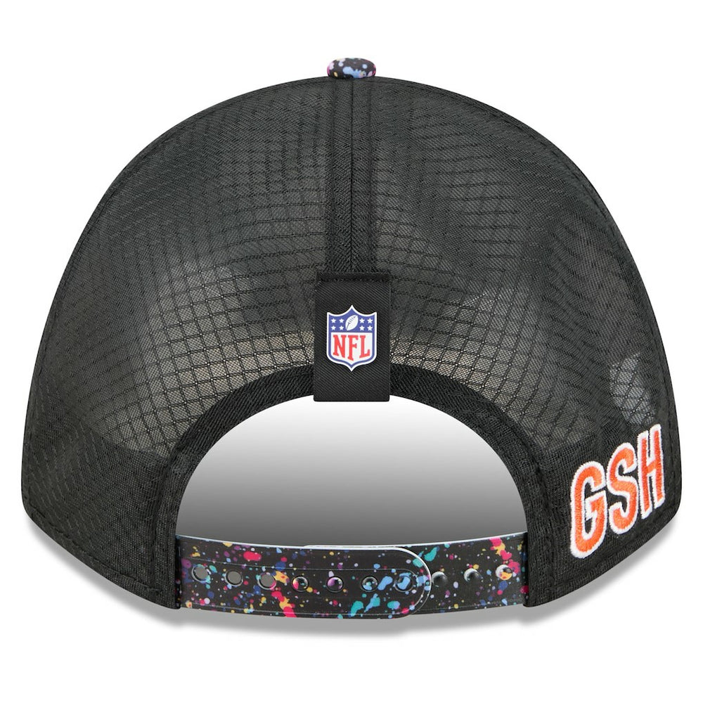 Chicago Bears New Era Youth 2025 NFL Crucial Catch 9FORTY Adjustable Hat Black - NFL