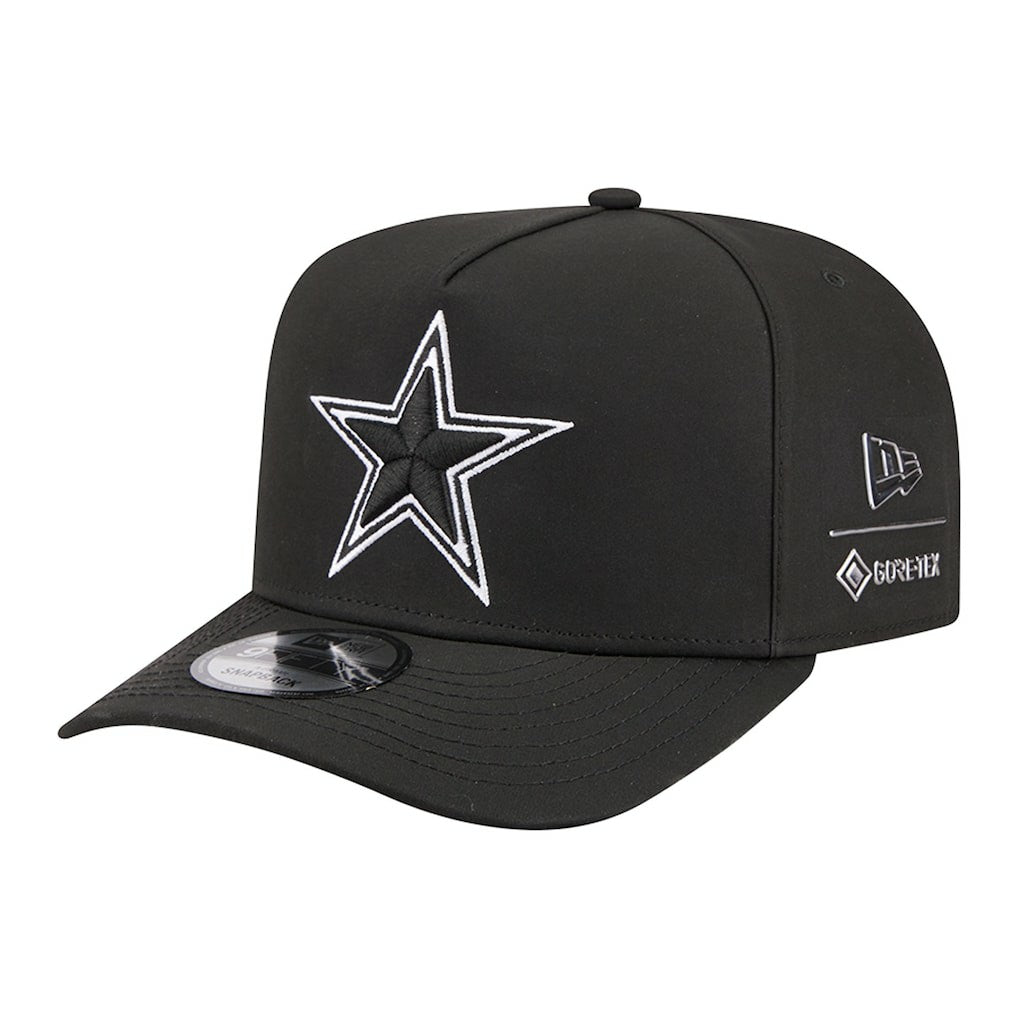 Dallas Cowboys New Era Gore-Tex A-Frame 9FIFTY Snapback Hat Black - NFL
