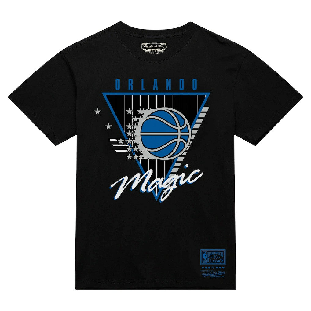 Mitchell & Ness - Orlando Magic Worldwide Collection Tri-Logo T-Shirt - Black