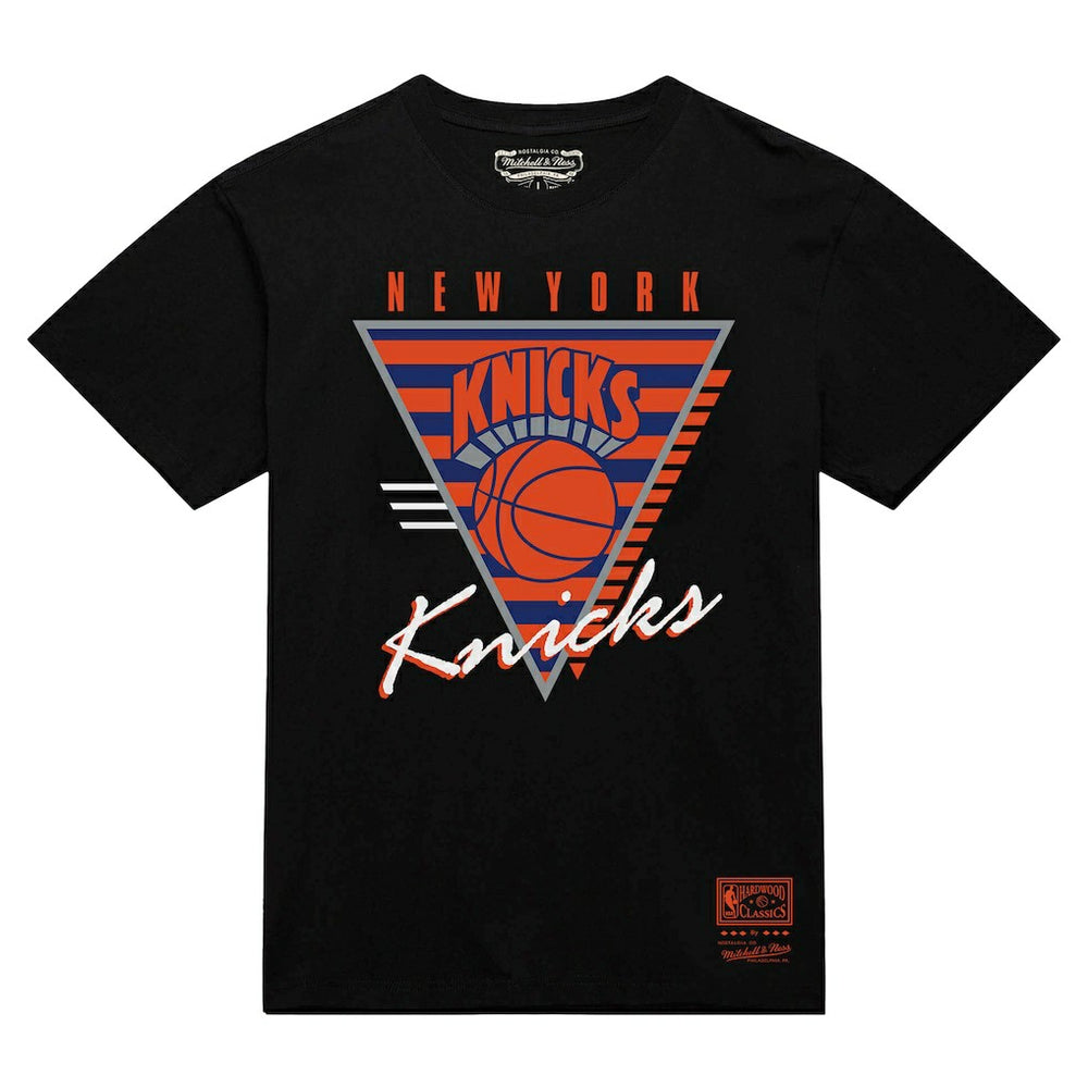 Mitchell & Ness - New York Knicks Worldwide Collection Tri-Logo T-Shirt - Black