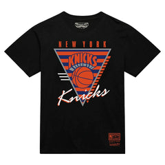 Mitchell & Ness - New York Knicks Worldwide Collection Tri-Logo T-Shirt - Black