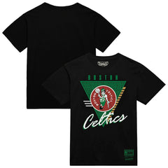 Mitchell & Ness - Boston Celtics Worldwide Collection Tri-Logo T-Shirt - Black