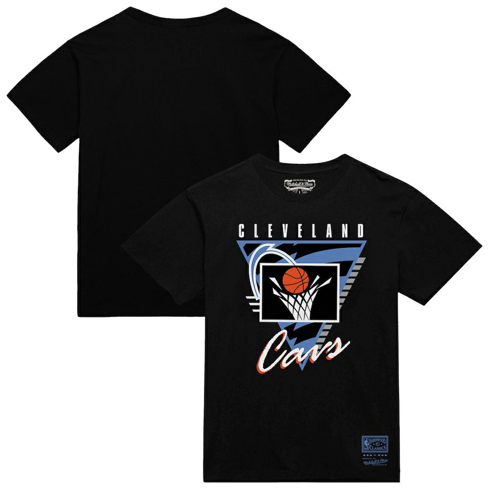 Mitchell & Ness - Cleveland Cavaliers Worldwide Collection Tri-Logo T-Shirt - Black