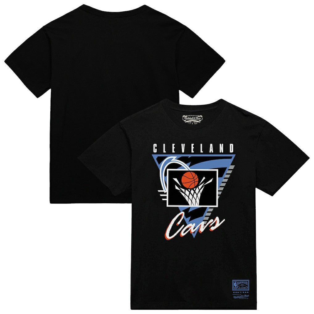 Mitchell & Ness - Cleveland Cavaliers Worldwide Collection Tri-Logo T-Shirt - Black