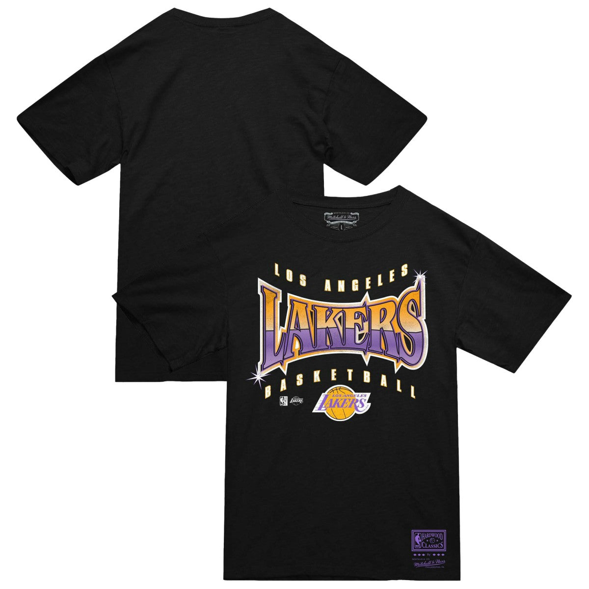 Mitchell & Ness - Los Angeles Lakers Worldwide Collection Glow Up T-Shirt - Black
