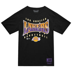 Mitchell & Ness - Los Angeles Lakers Worldwide Collection Glow Up T-Shirt - Black