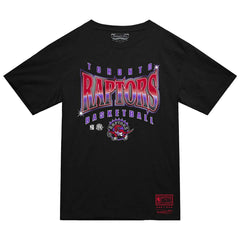 Mitchell & Ness - Toronto Raptors Worldwide Collection Glow Up T-Shirt - Black