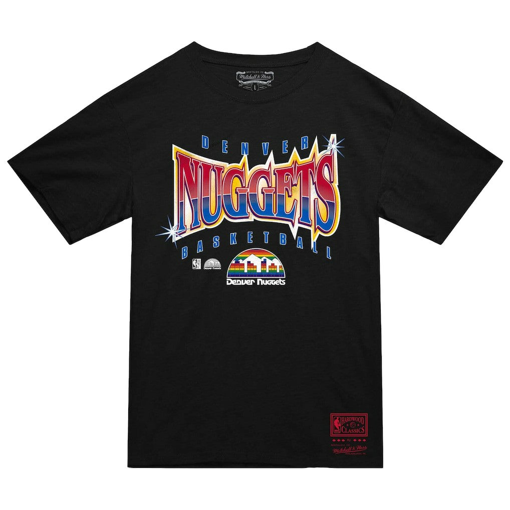 Mitchell & Ness - Denver Nuggets Worldwide Collection Glow Up T-Shirt - Black