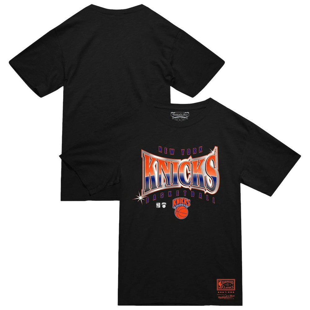 Mitchell & Ness - New York Knicks Worldwide Collection Glow Up T-Shirt - Black