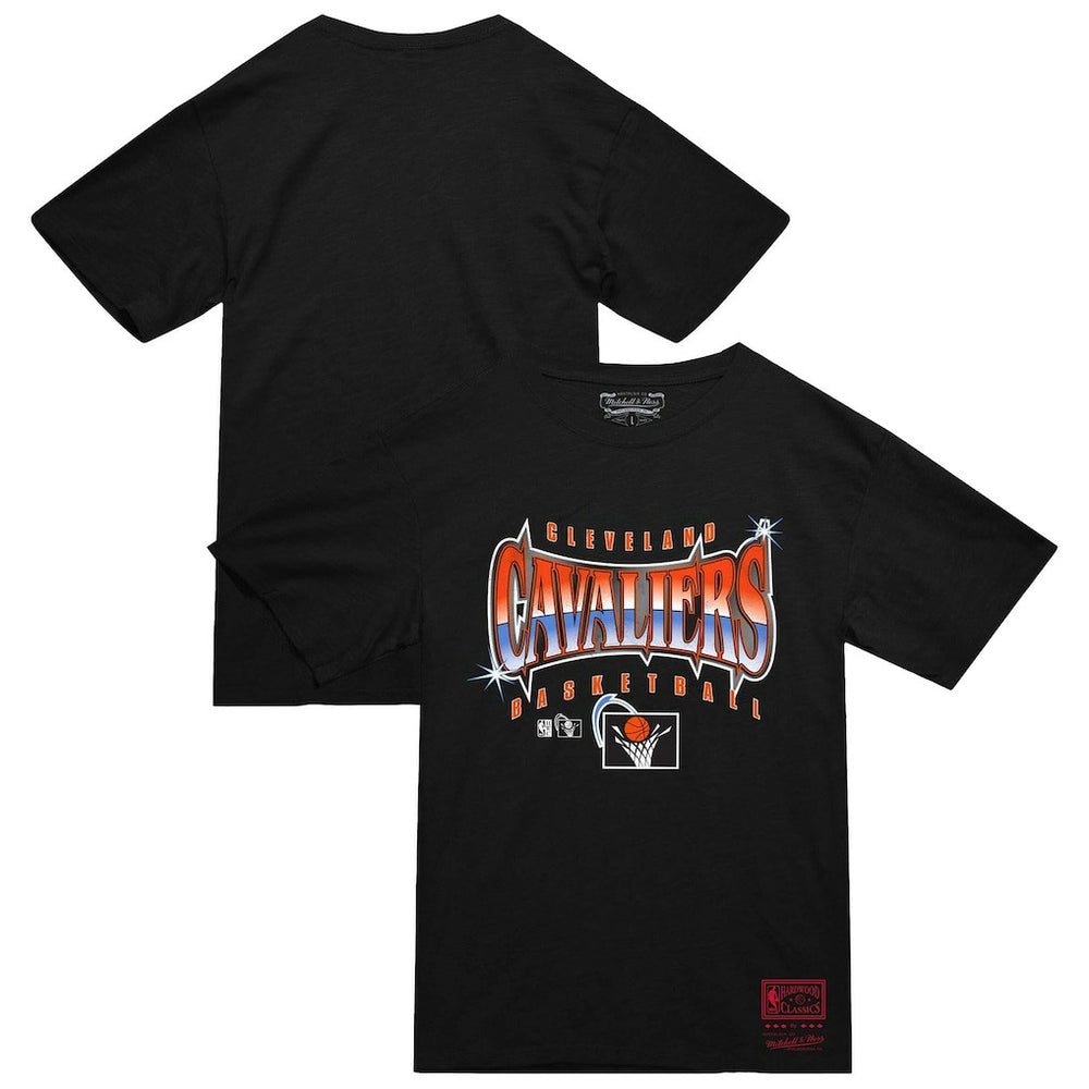 Mitchell & Ness - Cleveland Cavaliers Worldwide Collection Glow Up T-Shirt - Black