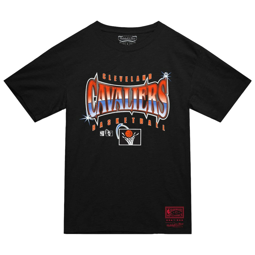 Mitchell & Ness - Cleveland Cavaliers Worldwide Collection Glow Up T-Shirt - Black