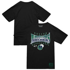 Mitchell & Ness - Dallas Mavericks Worldwide Collection Glow Up T-Shirt - Black
