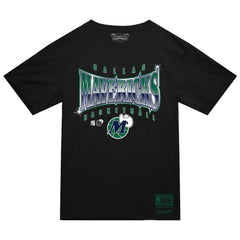 Mitchell & Ness - Dallas Mavericks Worldwide Collection Glow Up T-Shirt - Black