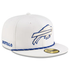 Buffalo Bills New Era 2025 Rivalries Collection Sideline Rope 59FIFTY Fitted Hat White - NFL