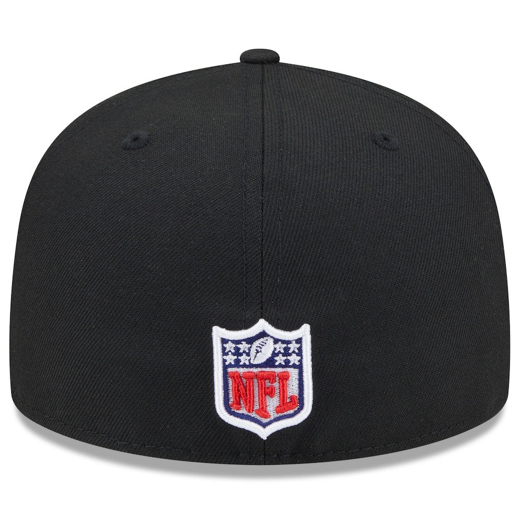 San Francisco 49ers New Era 2025 Rivalries Collection Sideline Rope 59FIFTY Fitted Hat Black - NFL