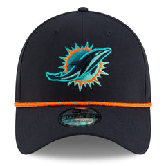 Miami Dolphins New Era 2025 Rivalries Collection Sideline 39THIRTY Flex Hat Pitch Blue - NFL