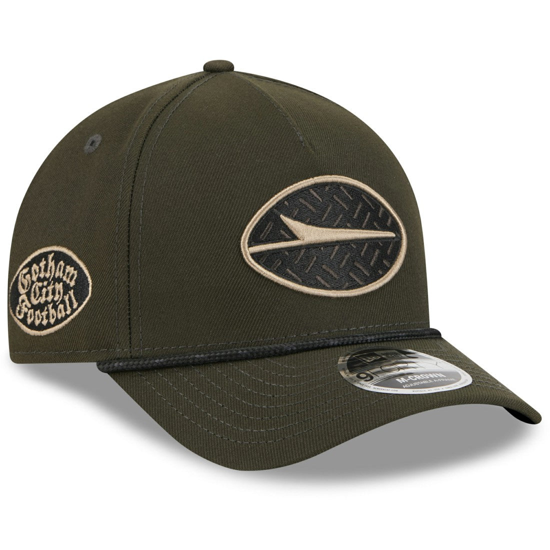 New York Jets New Era 2025 Rivalries Collection Sideline A-Frame 9FORTY Adjustable Hat Gotham Green - NFL