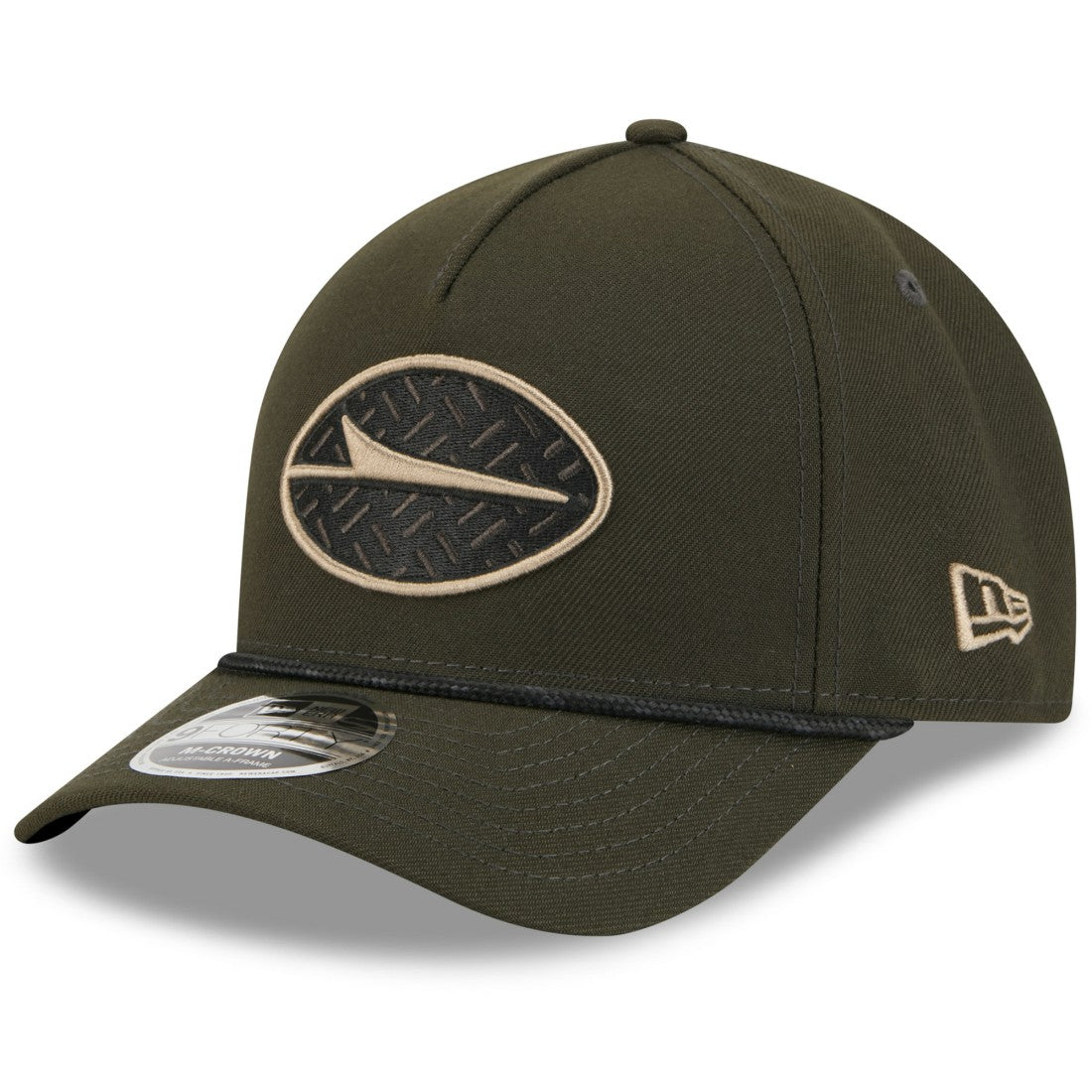 New York Jets New Era 2025 Rivalries Collection Sideline A-Frame 9FORTY Adjustable Hat Gotham Green - NFL