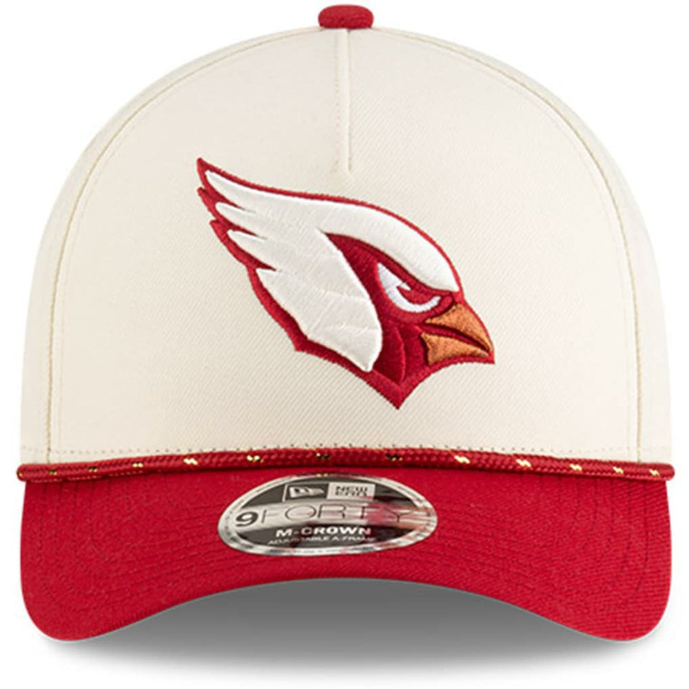 Arizona Cardinals New Era Youth 2025 Rivalries Collection 9FORTY A-Frame Adjustable Hat Natural - NFL