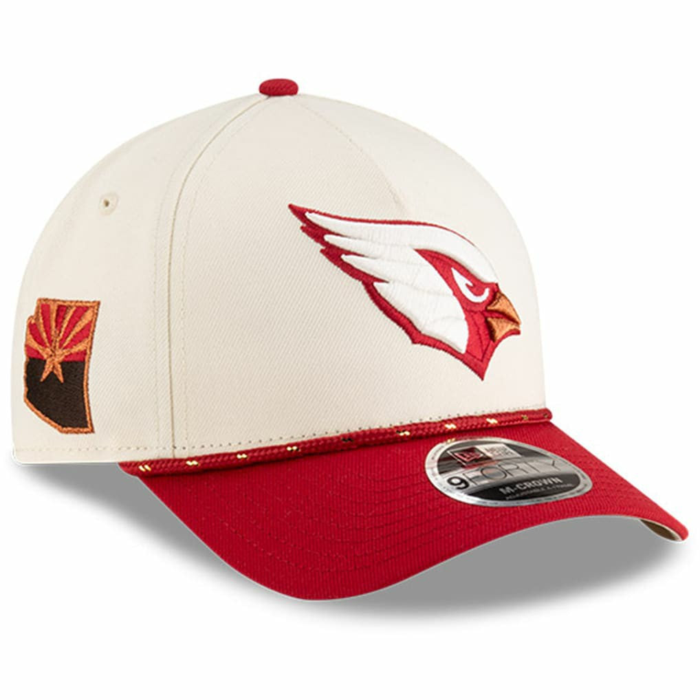 Arizona Cardinals New Era Youth 2025 Rivalries Collection 9FORTY A-Frame Adjustable Hat Natural - NFL