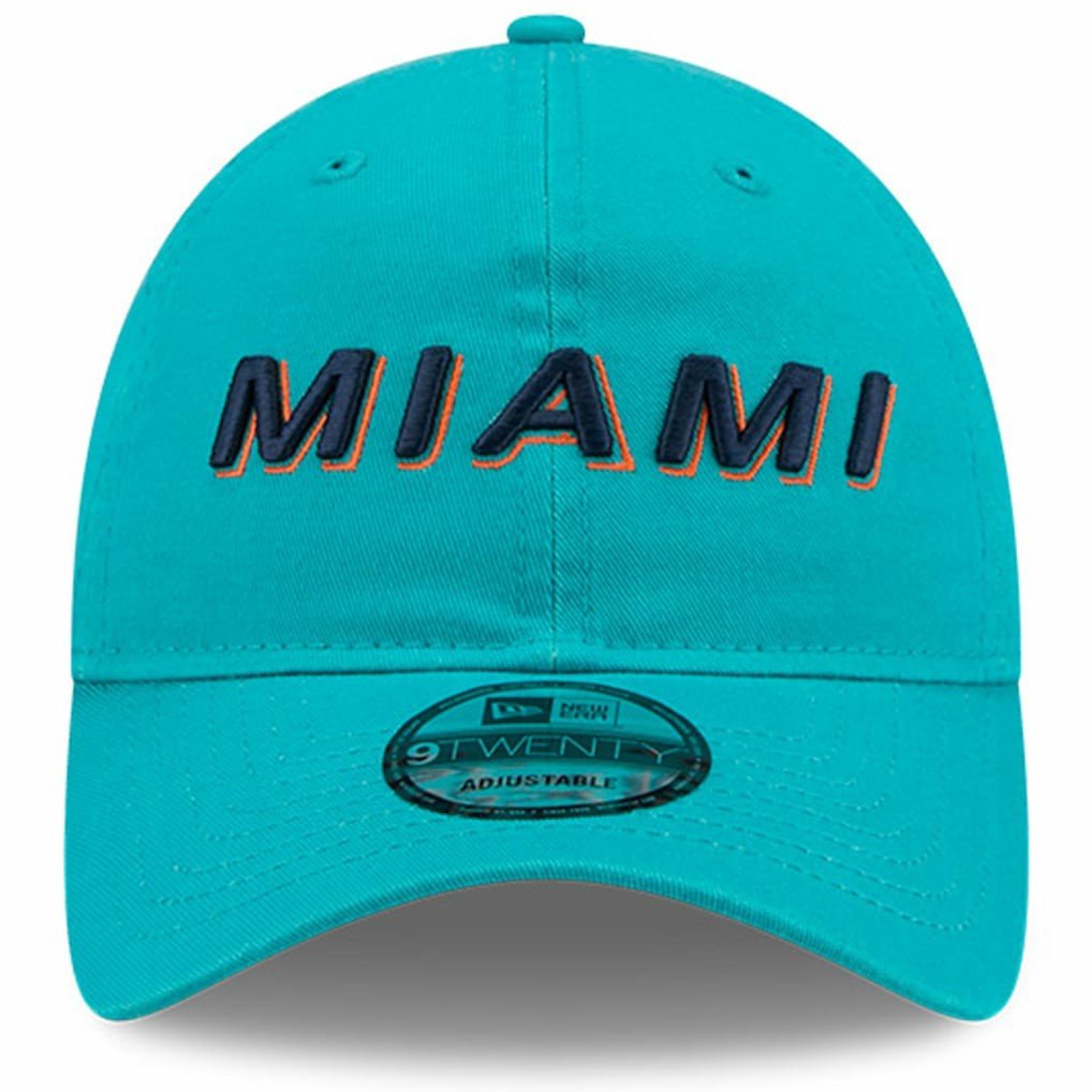 Miami Dolphins New Era 2025 Rivalries Collection Team 9TWENTY Adjustable Hat Aqua - NFL