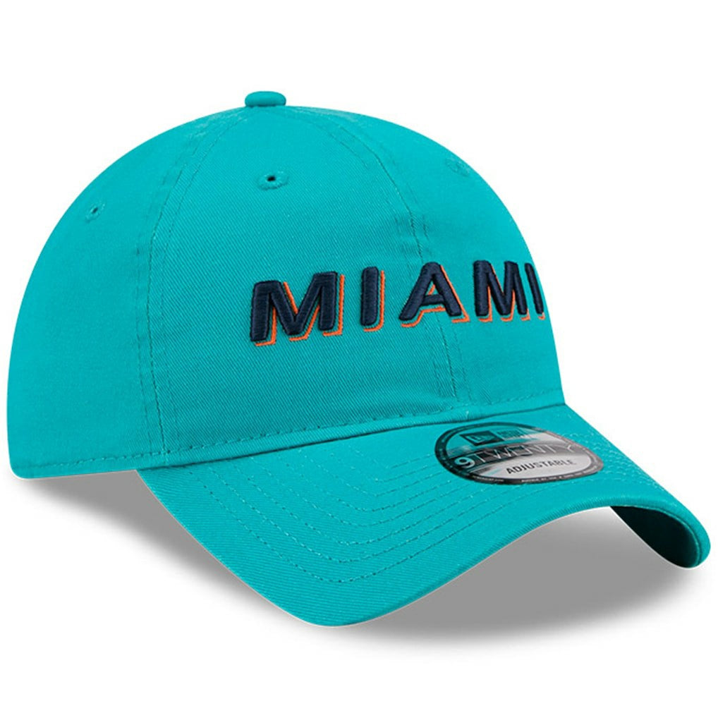 Miami Dolphins New Era 2025 Rivalries Collection Team 9TWENTY Adjustable Hat Aqua - NFL
