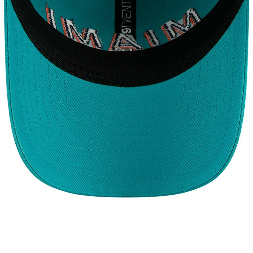 Miami Dolphins New Era 2025 Rivalries Collection Team 9TWENTY Adjustable Hat Aqua - NFL