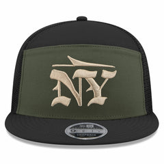New York Jets New Era 2025 Rivalries Collection Team Split Panel 9FIFTY Snapback Hat Gotham Green - NFL