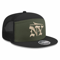 New York Jets New Era 2025 Rivalries Collection Team Split Panel 9FIFTY Snapback Hat Gotham Green - NFL