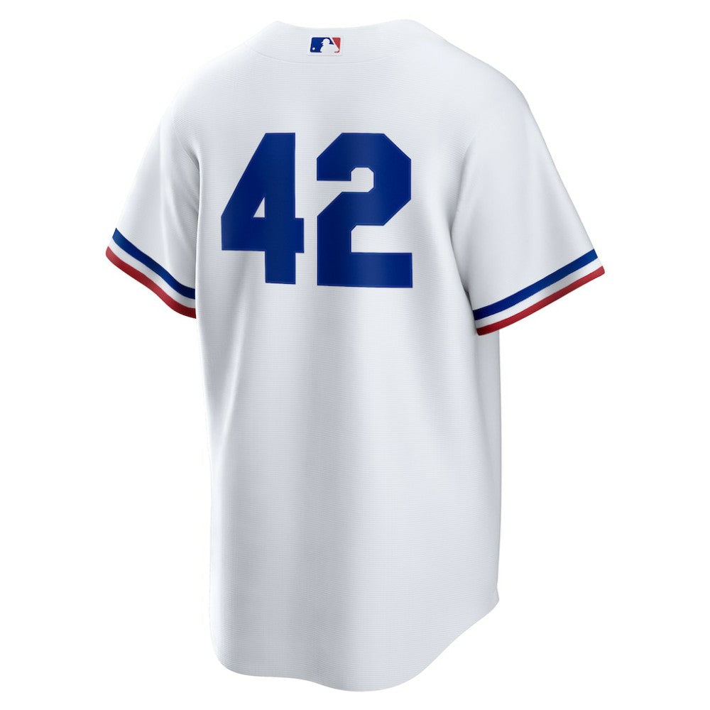 Texas Rangers Nike Home  2025 Jackie Robinson Day Replica Jersey - White | MLB Jerseys