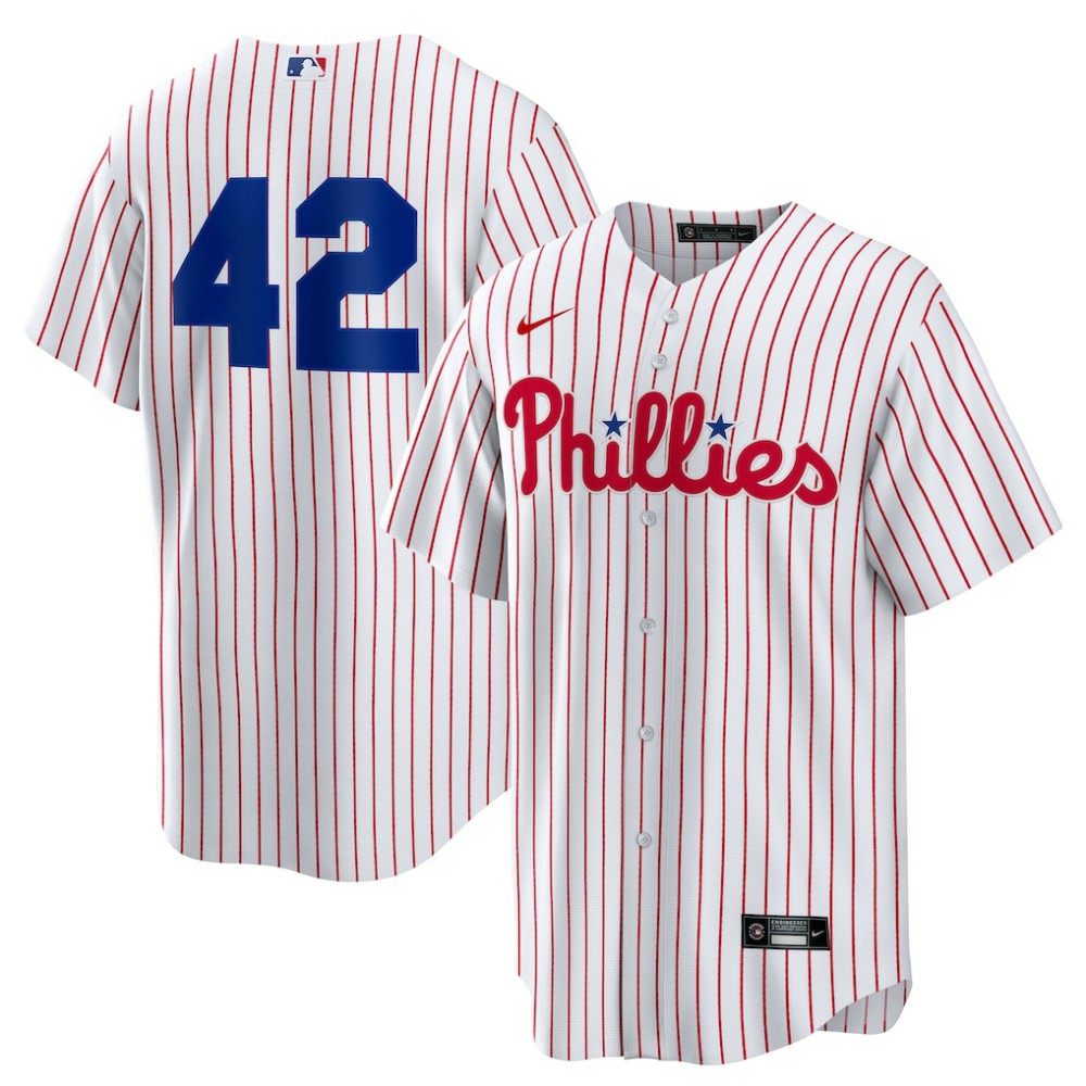 Philadelphia Phillies Nike Home  2025 Jackie Robinson Day Replica Jersey for sale