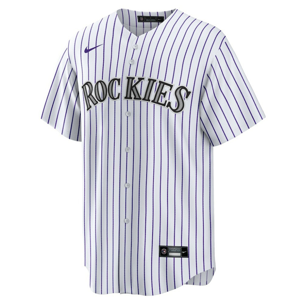 Colorado Rockies Nike Home  2025 Jackie Robinson Day Replica Jersey - White | MLB Jerseys