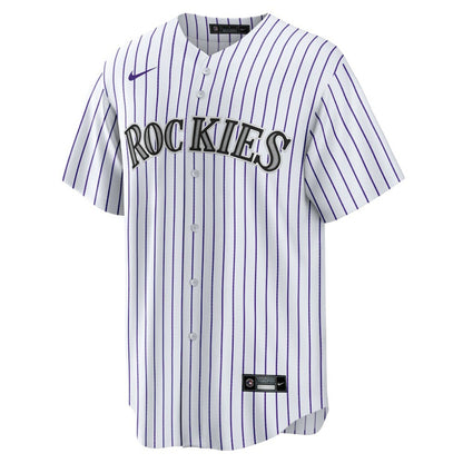 Colorado Rockies Nike Home  2025 Jackie Robinson Day Replica Jersey - White | MLB Jerseys