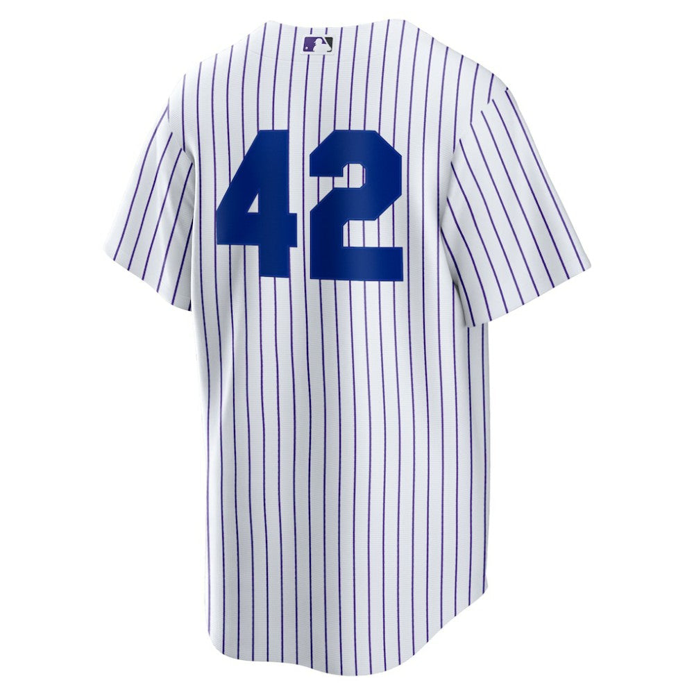 Colorado Rockies Nike Home  2025 Jackie Robinson Day Replica Jersey - White | MLB Jerseys