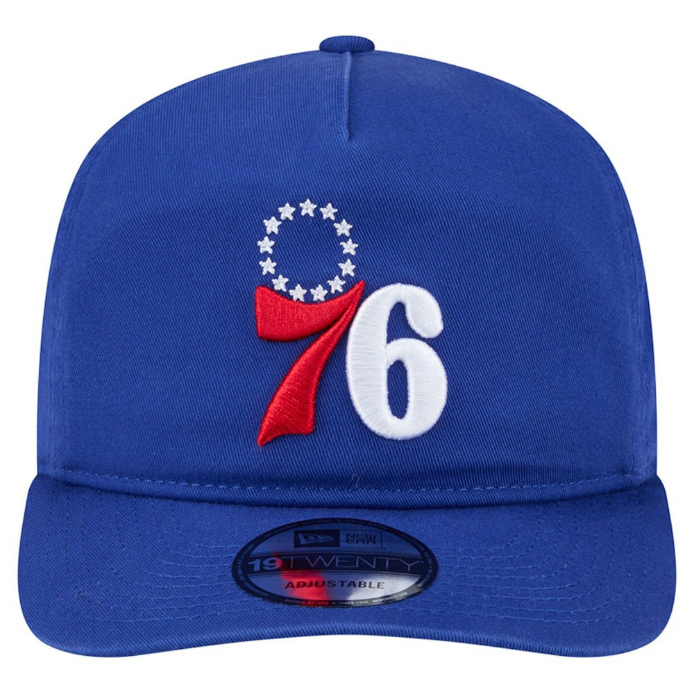 New Era - Philadelphia 76ers Cotton 19TWENTY Adjustable Hat - Royal