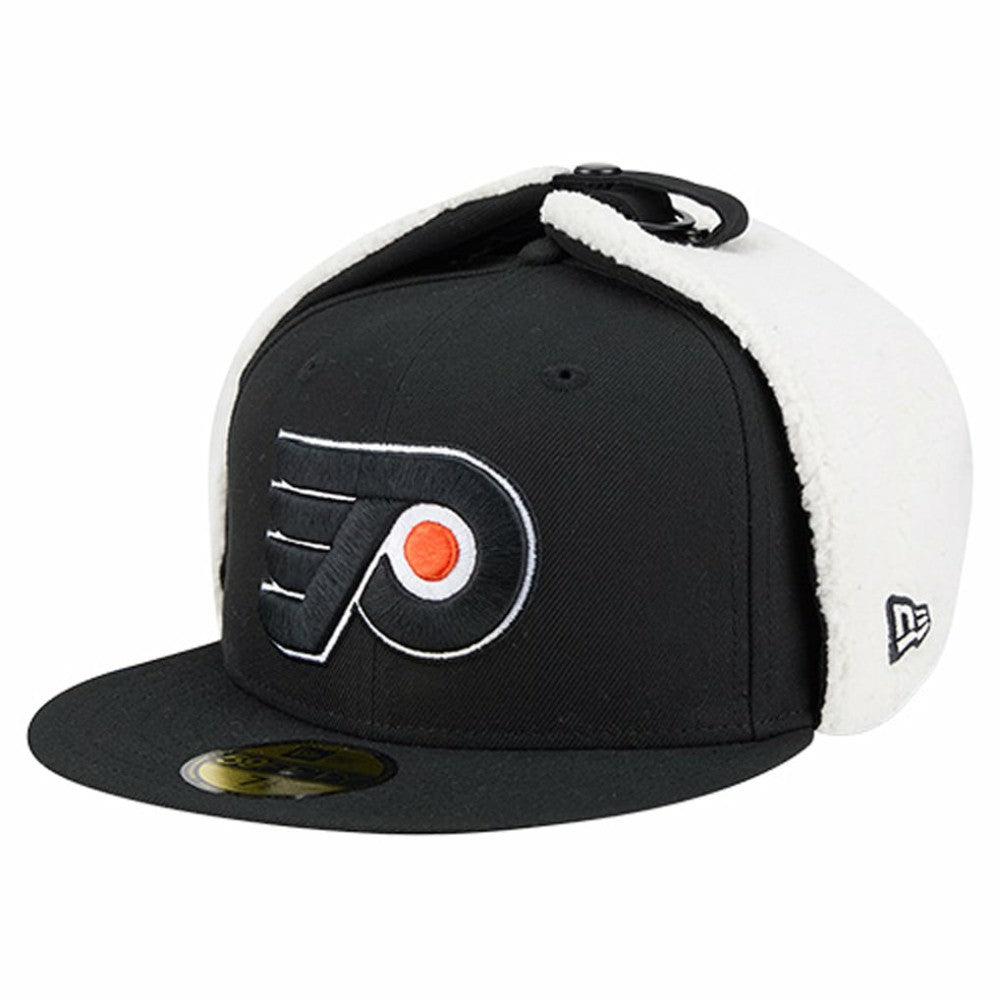 Philadelphia Flyers - New Era Injection Dog Ear Classic Fitted Hat Black