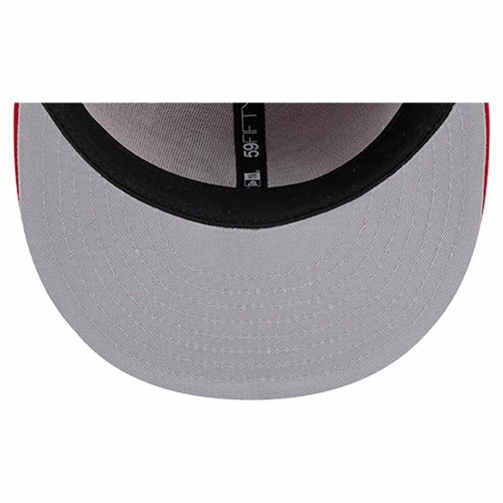 New Jersey Devils - New Era Injection Dog Ear Classic Fitted Hat Red