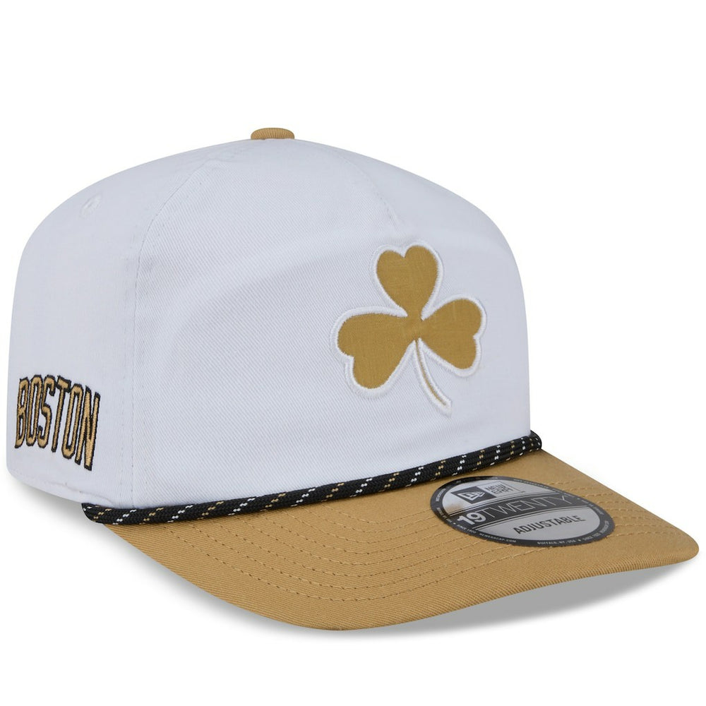 New Era - Boston Celtics 2025/26 City Edition 19TWENTY Adjustable Hat - White/Gold