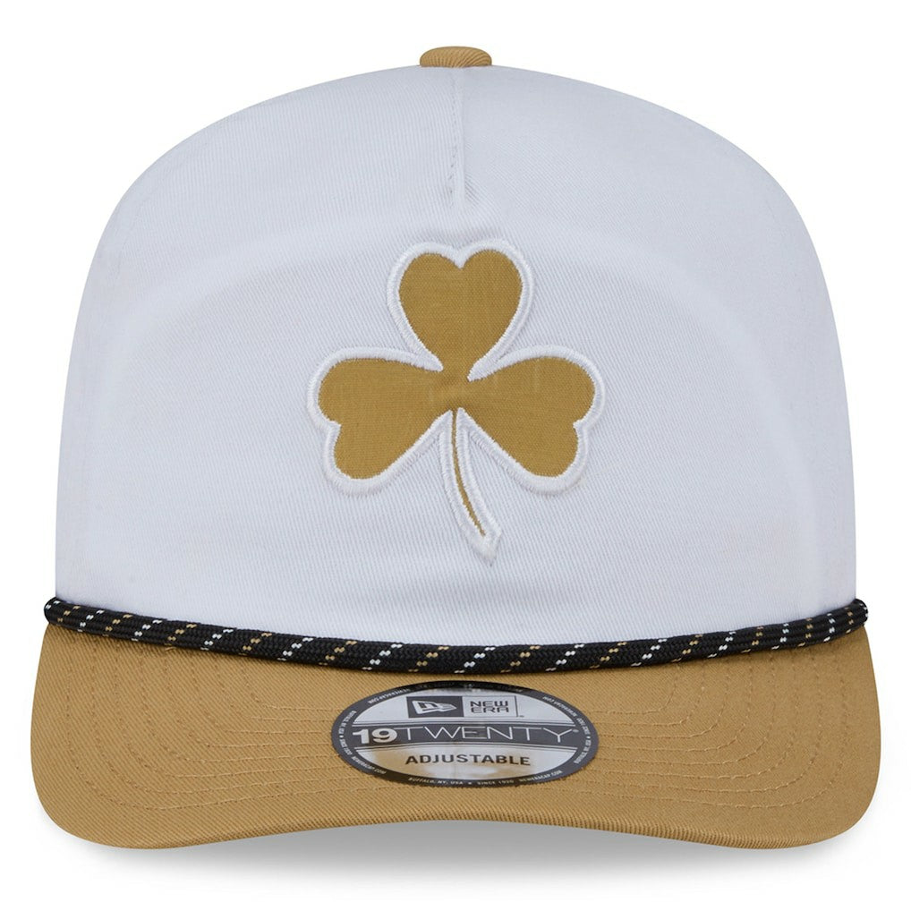 New Era - Boston Celtics 2025/26 City Edition 19TWENTY Adjustable Hat - White/Gold