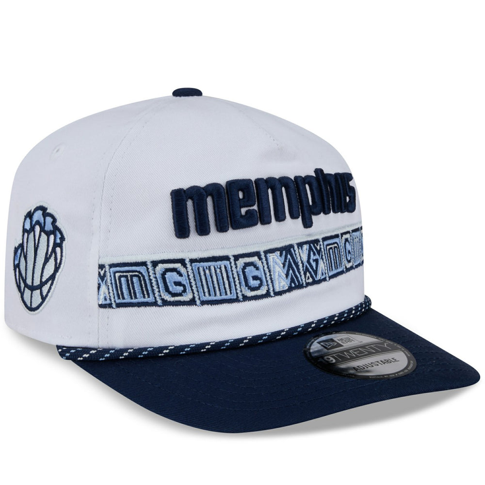 New Era - Memphis Grizzlies 2025/26 City Edition 19TWENTY Adjustable Hat - White/Navy