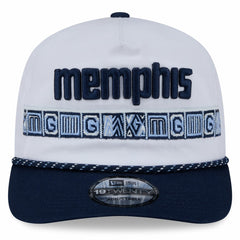 New Era - Memphis Grizzlies 2025/26 City Edition 19TWENTY Adjustable Hat - White/Navy