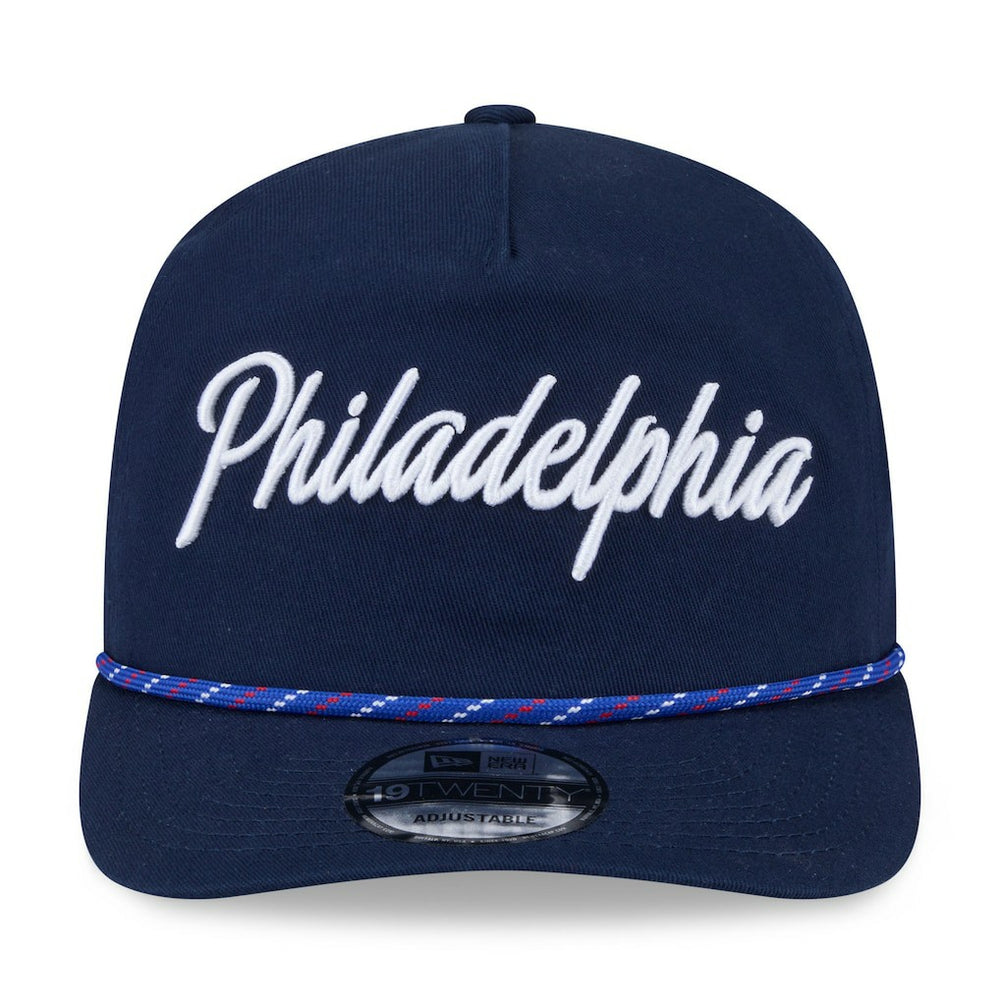 New Era - Philadelphia 76ers 2025/26 City Edition 19TWENTY Adjustable Hat - Navy