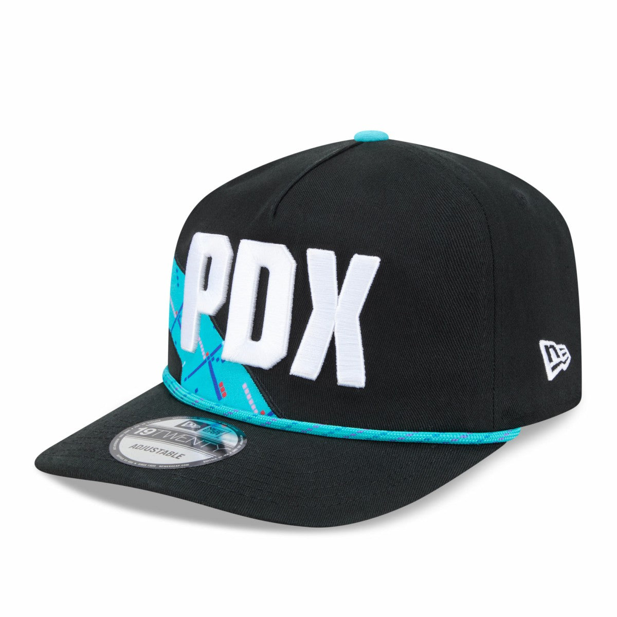 New Era - Portland Trail Blazers 2025/26 City Edition 19TWENTY Adjustable Hat - Black