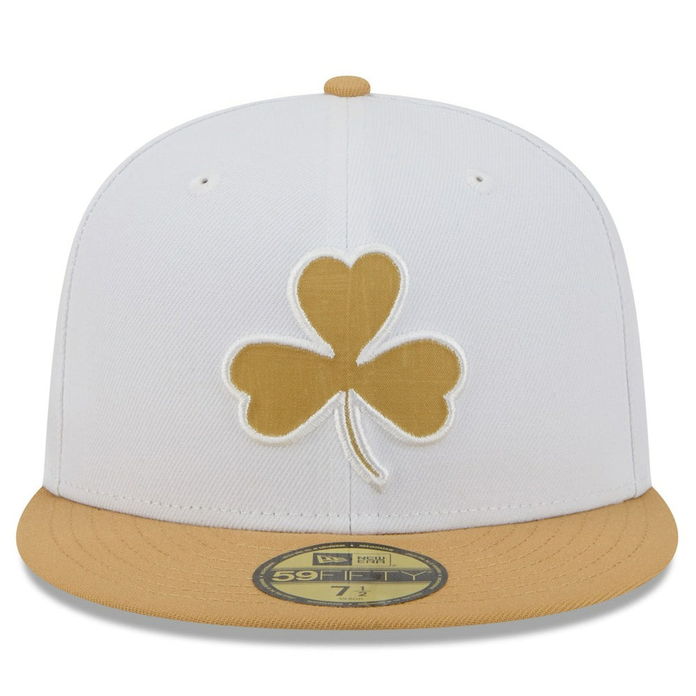 New Era - Boston Celtics 2025/26 City Edition 59FIFTY Fitted Hat - White/Gold