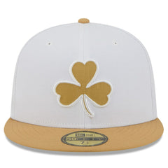 New Era - Boston Celtics 2025/26 City Edition 59FIFTY Fitted Hat - White/Gold