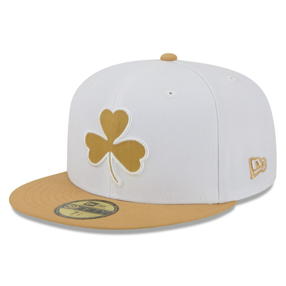New Era - Boston Celtics 2025/26 City Edition 59FIFTY Fitted Hat - White/Gold