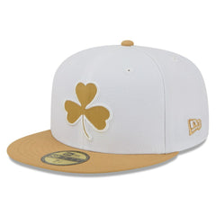 New Era - Boston Celtics 2025/26 City Edition 59FIFTY Fitted Hat - White/Gold