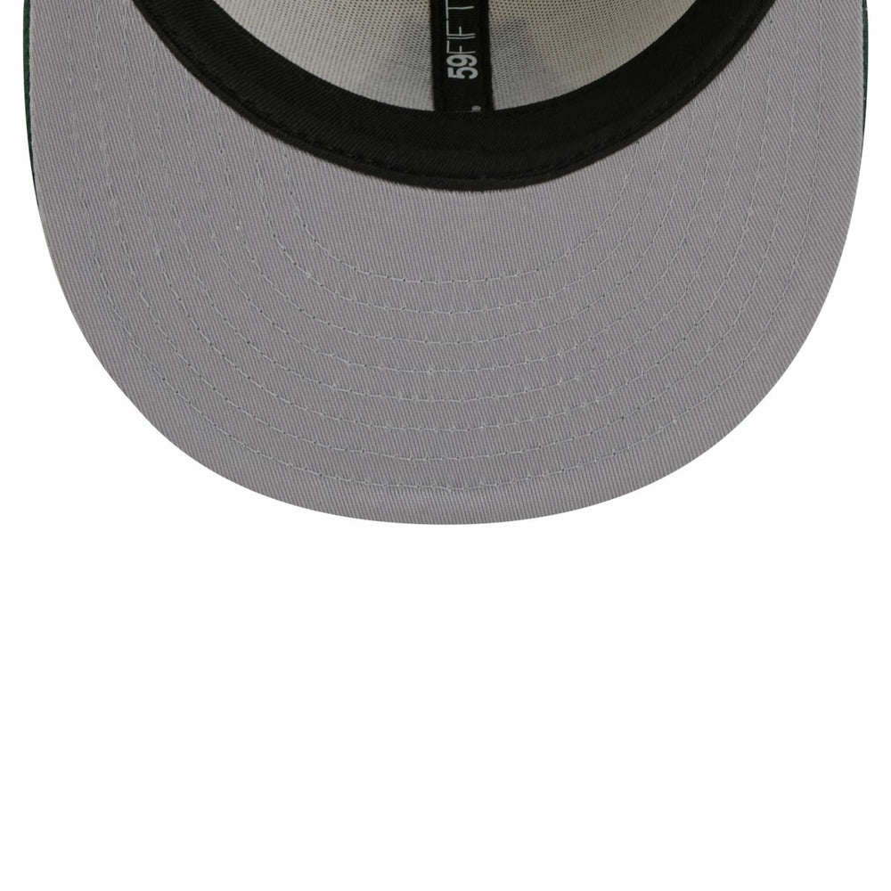 New Era - Milwaukee Bucks 2025/26 City Edition 59FIFTY Fitted Hat - Cream/Hunter Green